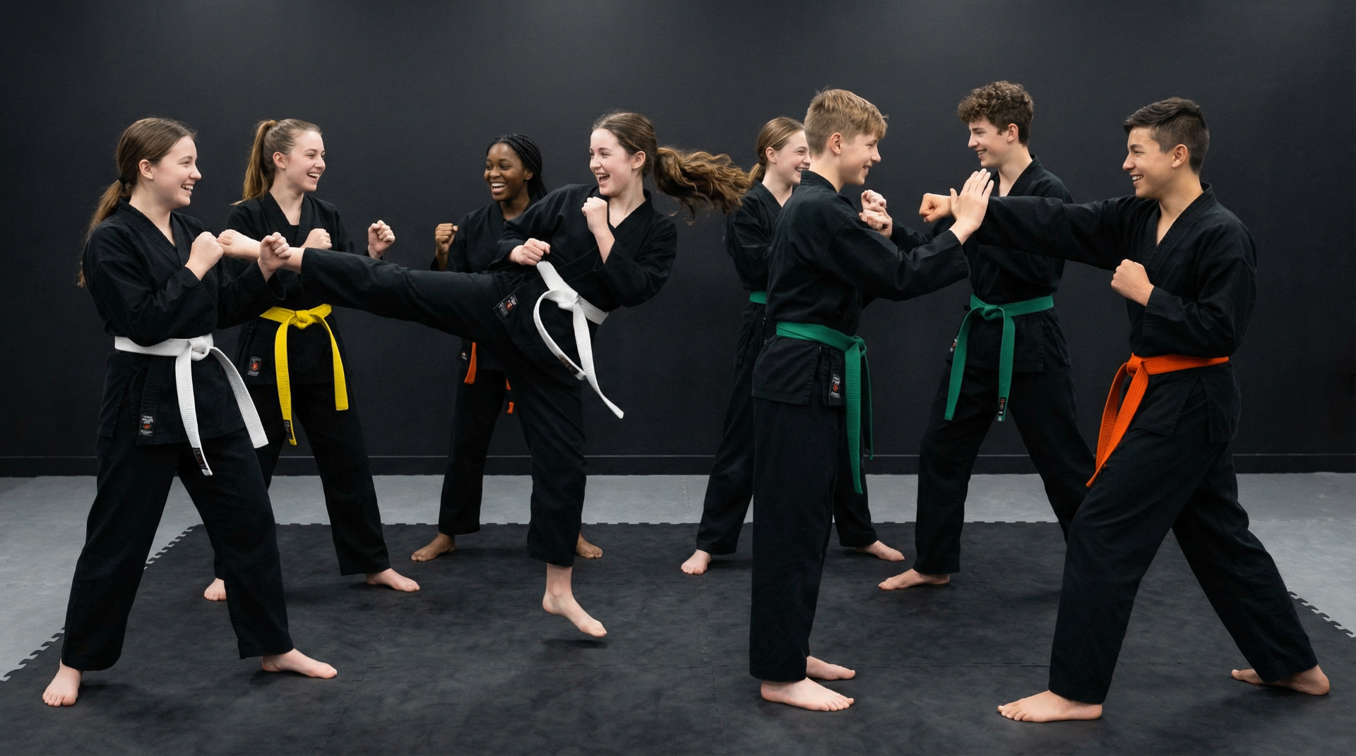 Teen Leaders class drilling techniques